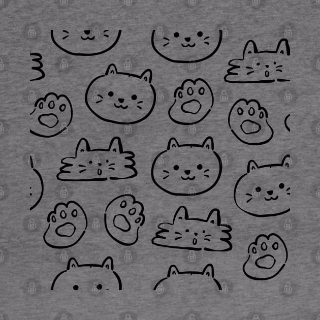 Miaw Cat-tastic Wonderland - Whimsical Cat Pattern by SzlagRPG